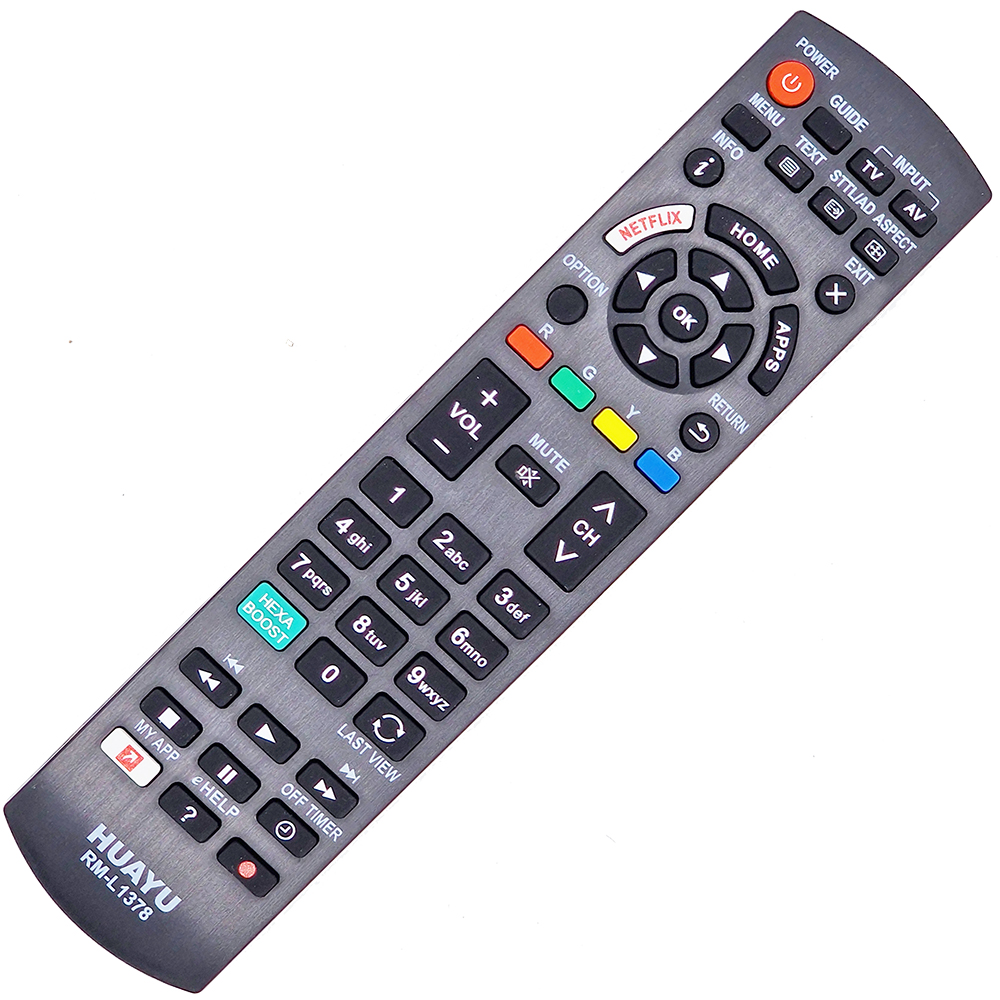 Telecomandă Smart TV pentru Panasonic RM-L1378-H, cu Netflix