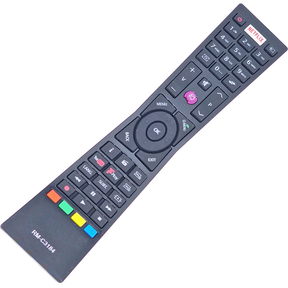 Telecomandă Smart TV pentru JVC RM-C3184, cu Netflix