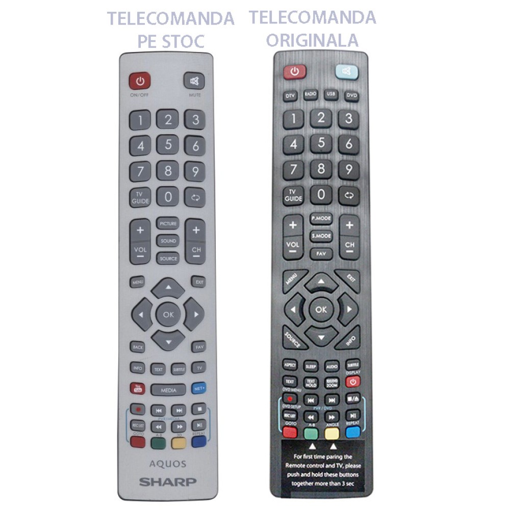 Telecomandă originală Sharp TV SHW/RMC/0001N
