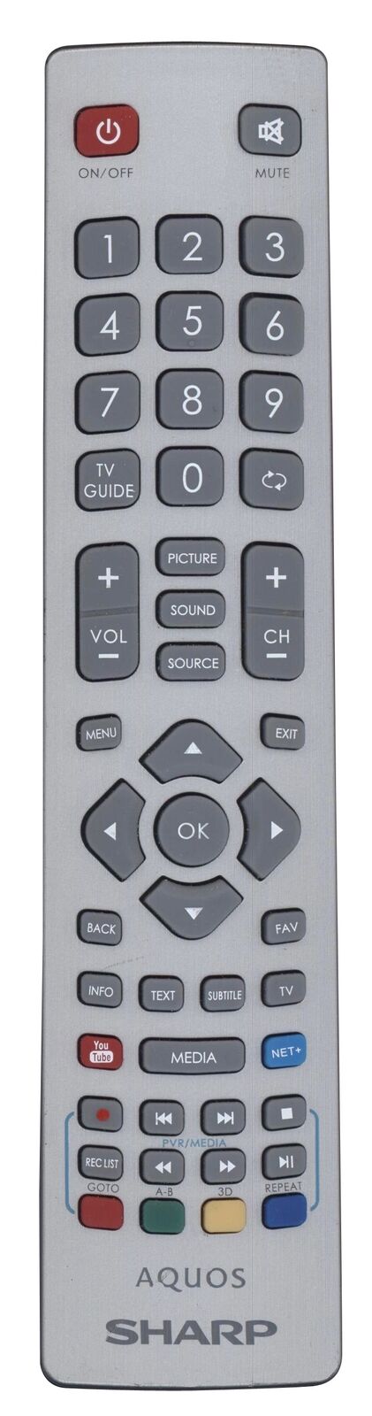 Telecomandă originală Sharp TV SHW/RMC/0003N