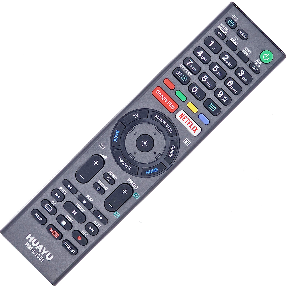 Telecomandă universală Smart TV pentru Sony RM-L1351, cu Netflix
