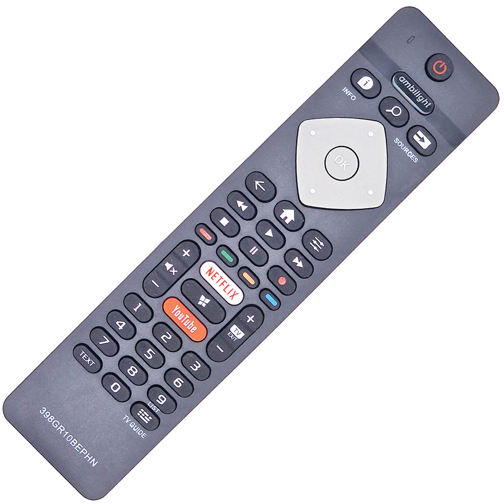 Telecomandă Smart TV pentru Philips 398GR10BEPHN0036HT, cu Netflix
