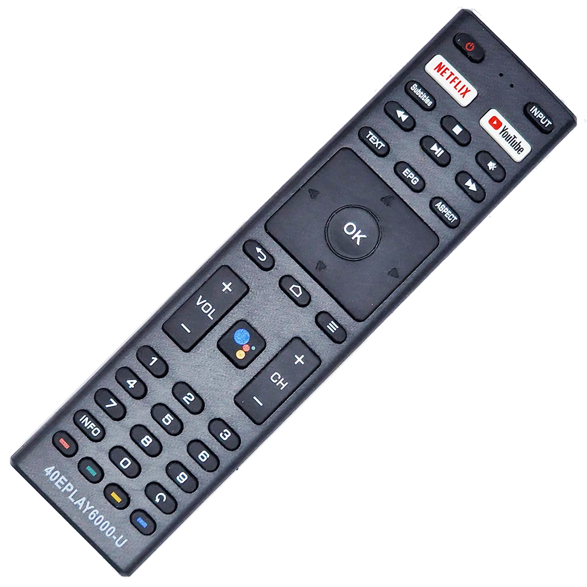 Telecomandă Smart TV pentru Allview 40EPLAY6000-F/L, cu Bluetooth și comandă vocală