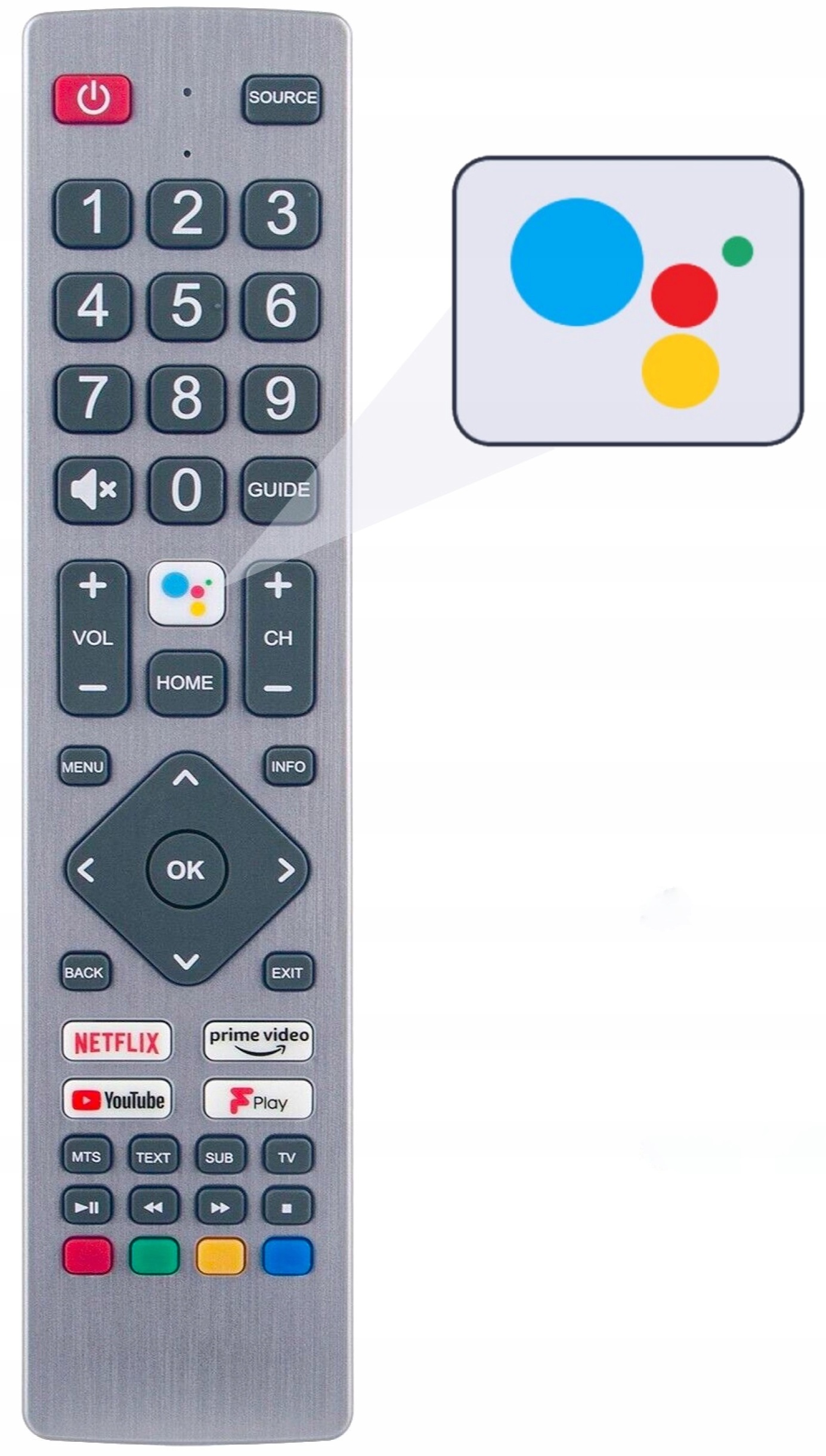 Telecomandă Smart TV pentru Sharp SHW/RMC/0134N, cu Bluetooth