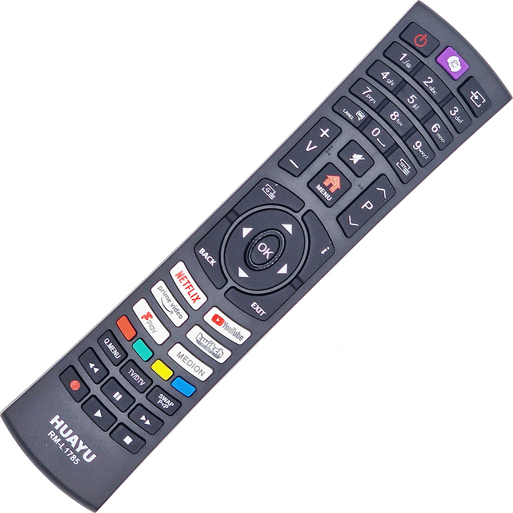 Telecomandă universală Smart TV pentru Vestel, Finlux și Telefunken RM-L1785, cu Netflix