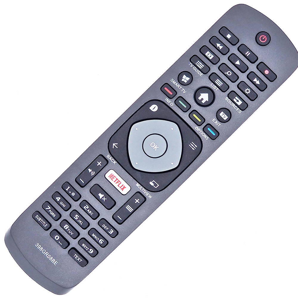 Telecomandă Smart TV pentru Philips 398GR08BE, cu Netflix