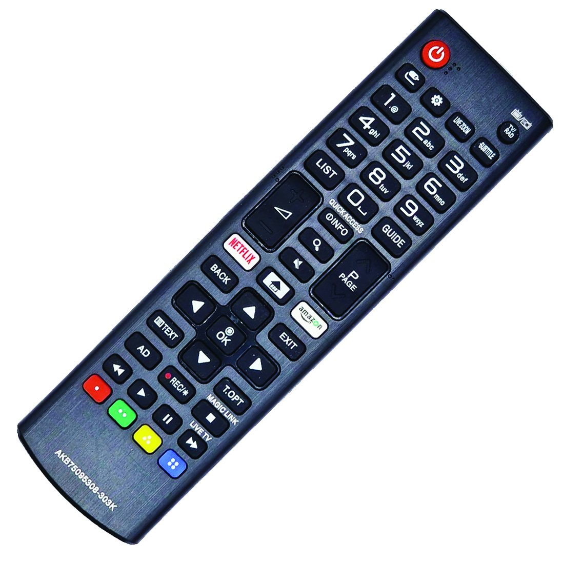 Telecomandă Smart TV pentru LG AKB75095308-303K, cu Netflix
