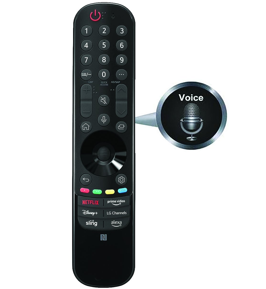 Telecomandă Smart TV pentru LG AN-MR23GA, cu Bluetooth și comandă vocală