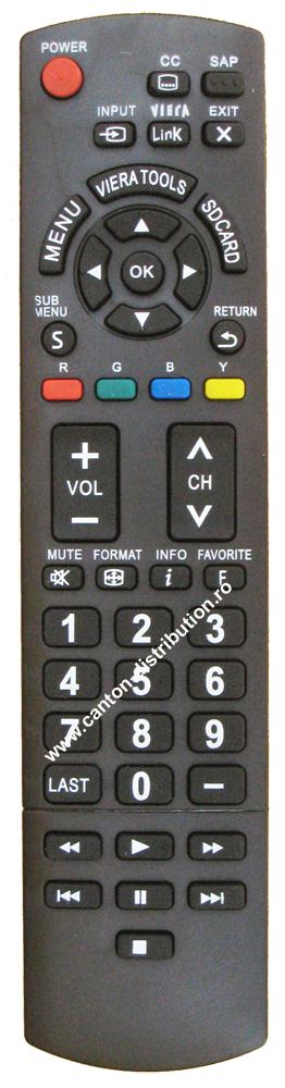 Telecomandă TV pentru Panasonic N2QAYB00485