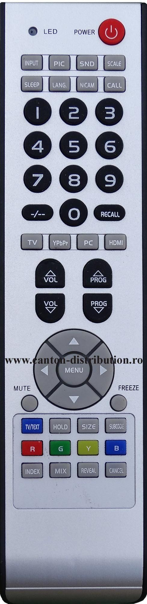 Telecomandă TV pentru Vortex