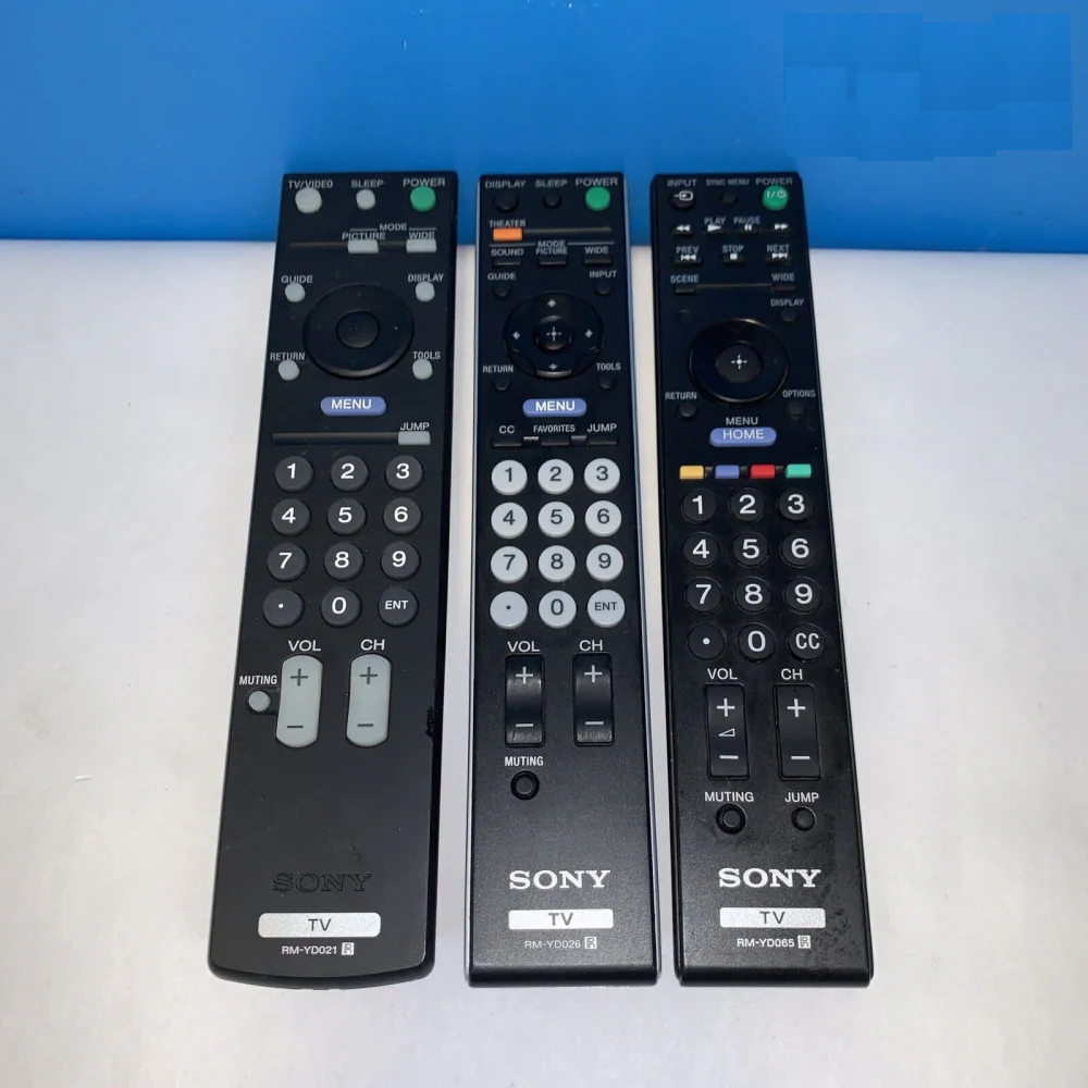 3x sony tv remote control 311